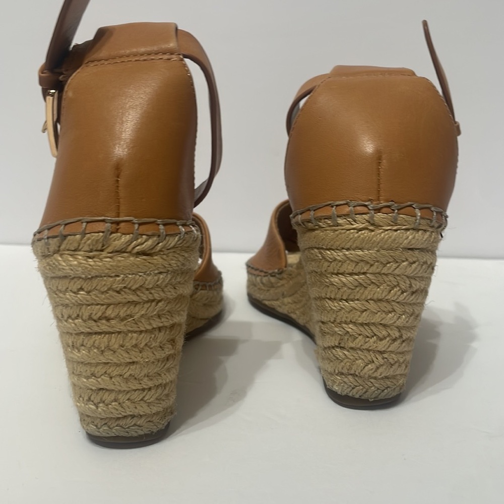 Vince Camuto Leera 6M Tan Wedge Espadrille Sandals - Picture 4 of 6